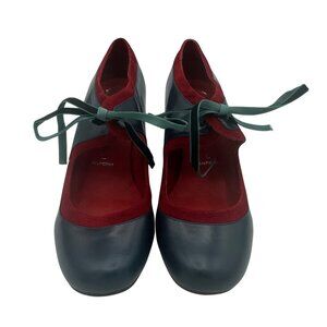 Jeffrey Campbell Red and Green Heels